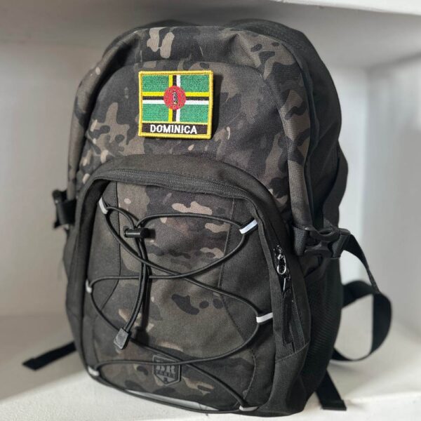 BP0432N-001 Bandeira Dominica Patch Bordado 7,5x6,3cm - Imagem 4