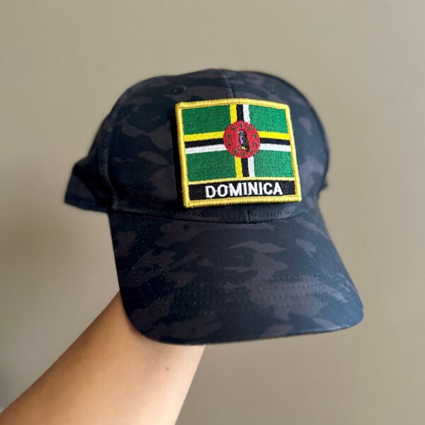 BP0432N-001 Bandeira Dominica Patch Bordado 7,5x6,3cm - Imagem 5