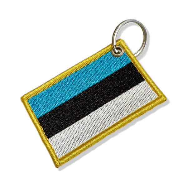 BP0442-001 Bandeira Estônia Patch Bordado 7,5x5,0cm - Imagem 6