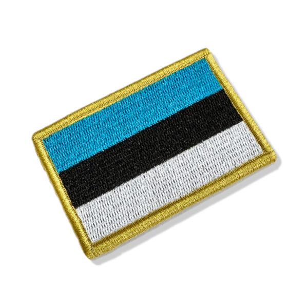 BP0442-001 Bandeira Estônia Patch Bordado 7,5x5,0cm - Imagem 3