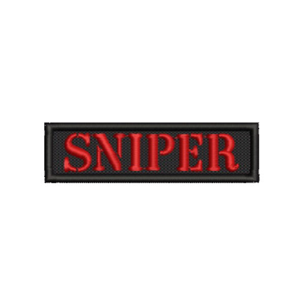 EML0126 Sniper Patch Bordado 9x2,5cm - Imagem 3