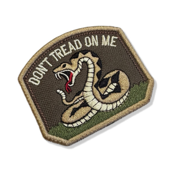 M0149-004 Don't Tread On Me Patch Bordado 7x6cm