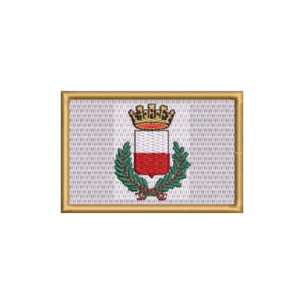 BC0238-001 Bandeira Lucca Itália Patch Bordado 7,5x5,0cm - Imagem 9
