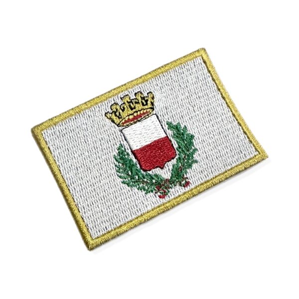BC0238-001 Bandeira Lucca Itália Patch Bordado 7,5x5,0cm