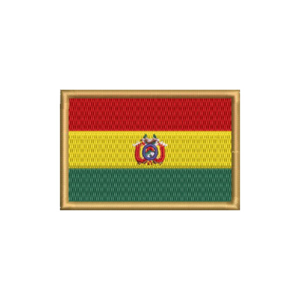 BP0029-001 Bandeira Bolivia Patch Bordado 7,5x5,0cm - Imagem 9