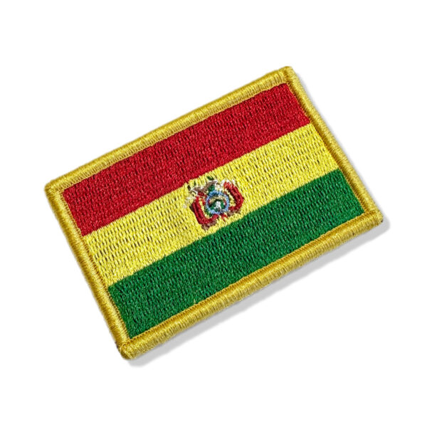 BP0029-001 Bandeira Bolivia Patch Bordado 7,5x5,0cm - Imagem 4