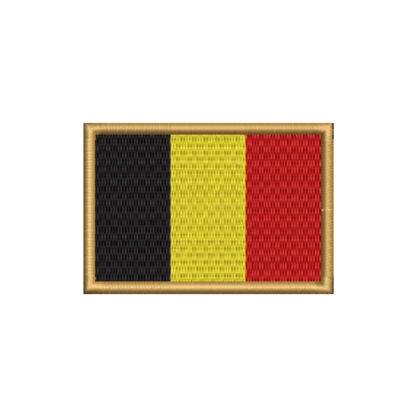 BP0215-001 Bandeira Bélgica Patch Bordado 7,5x5,0cm - Imagem 12