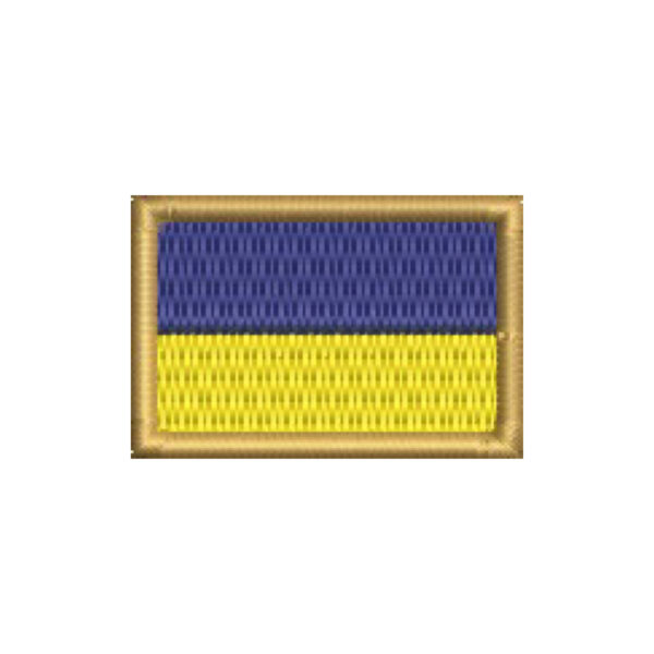 BP0408-031 Bandeira Ucrânia Patch Bordado 3,8x2,5cm - Imagem 9