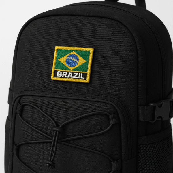 BP0420N-011 Bandeira Brazil Patch Bordado 5,7x4,8cm - Imagem 6