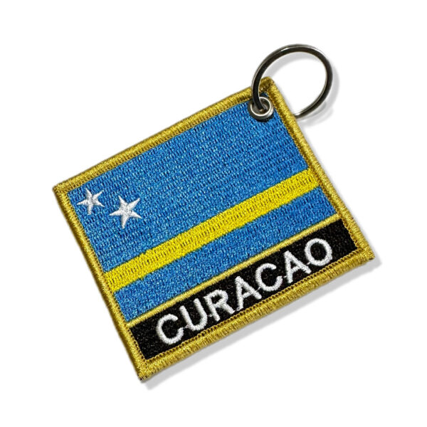 BP0421N-001 Bandeira Curaçao Patch Bordado 7,5x6,3cm - Imagem 7