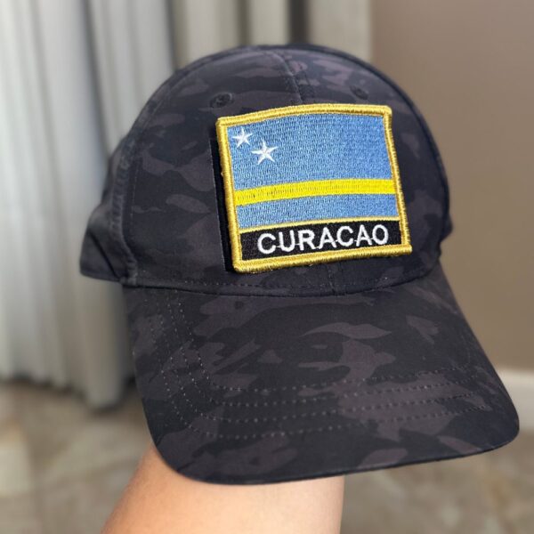 BP0421N-001 Bandeira Curaçao Patch Bordado 7,5x6,3cm - Imagem 5