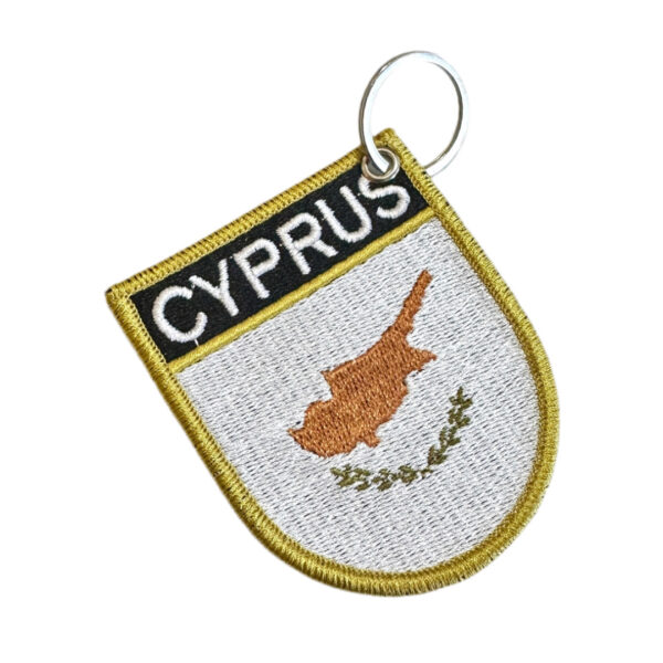 BP0439E-001 Bandeira Chipre Patch Bordado 6,8x8 - Imagem 8