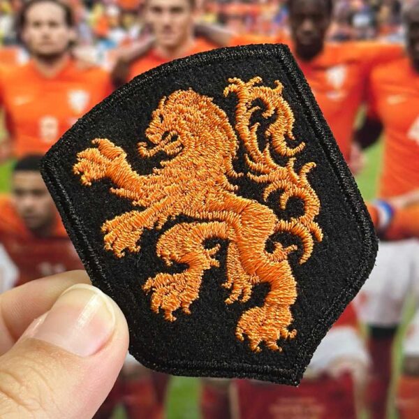 TINL037-013 Brasão Países Baixos Patch Bordado 4,8x6cm - Imagem 3