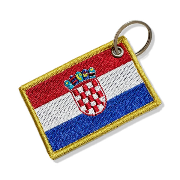 BP0436-001 Bandeira Croácia Patch Bordado 7,5x5,0cm - Imagem 6