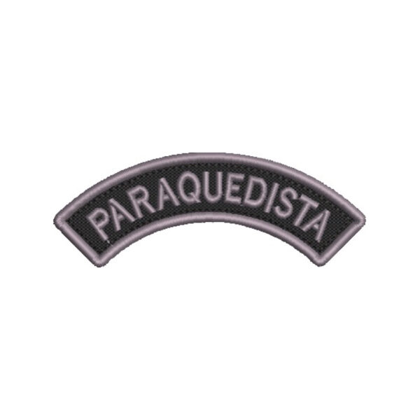 M0216-120B Tarja Paraquedista Patch Bordado 12x4,4cm - Imagem 6