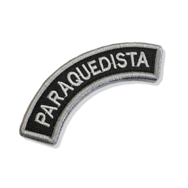 M0216-120B Tarja Paraquedista Patch Bordado 12x4,4cm - Imagem 3