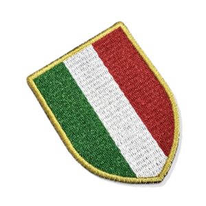 TPC0211-001 Escudo Itália Patch Bordado 6,6×5,0cm