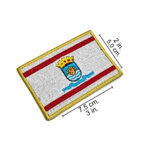 BC0018-075A Bandeira Florianópolis Patch Bordado 7,5×5,0cm