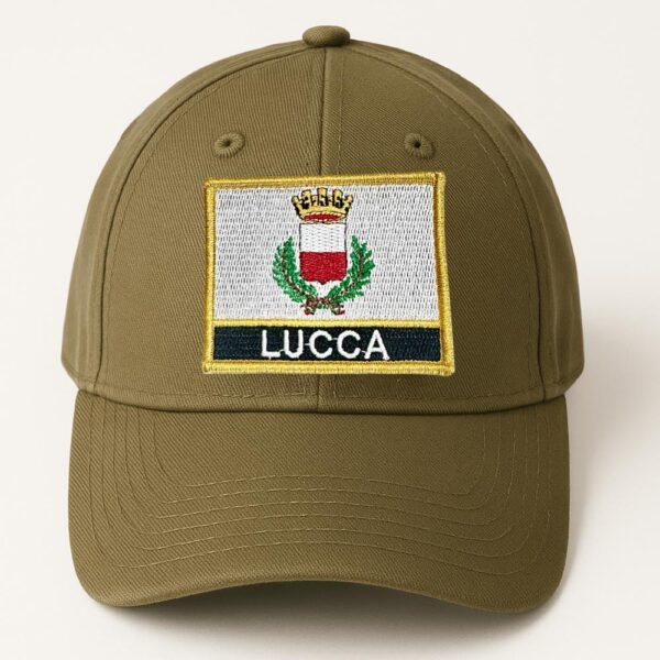 BC0238N-001 Bandeira Lucca Itália Patch Bordado 7,5x6,3cm - Imagem 5
