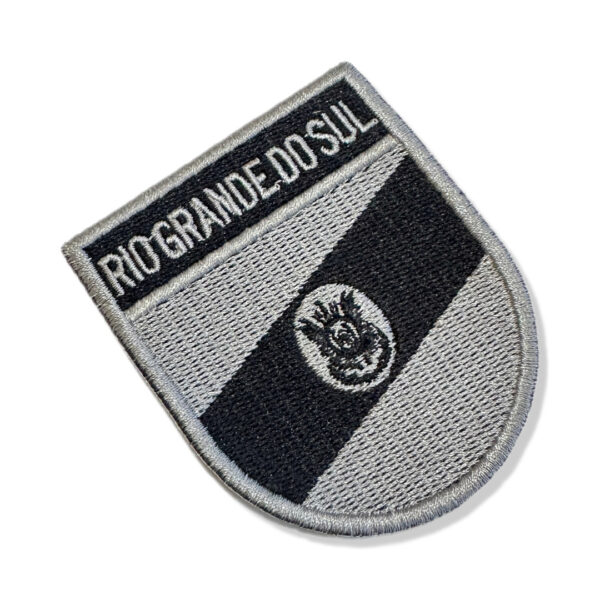 BE0019E-002 Bandeira Rio Grande do Sul Patch Bordado 6,8x8,0