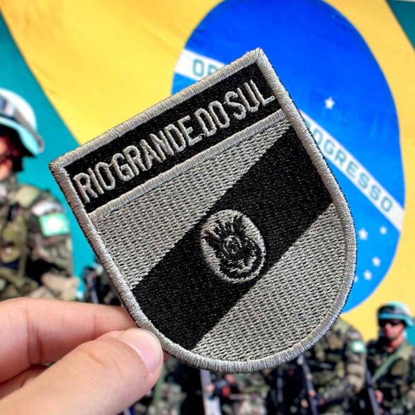BE0019E-002 Bandeira Rio Grande do Sul Patch Bordado 6,8x8,0 - Imagem 3