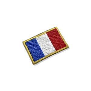 BP0031-031 Bandeira França Patch Bordado 3,8×2,5cm