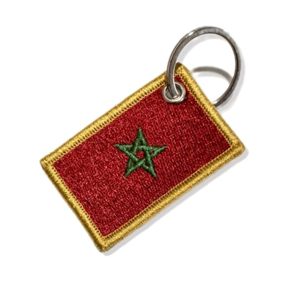 BP0192-057A Bandeira Marrocos Patch Bordado 5,7x3,8cm - Imagem 7