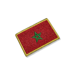 BP0192-057A Bandeira Marrocos Patch Bordado 5,7×3,8cm