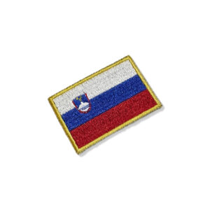 BP0443-057A Bandeira Eslovênia Patch Bordado 5,7×3,8cm
