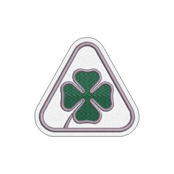 CAR071-001 Quadrifólio Patch Bordado 7,6x7,6cm - Imagem 7