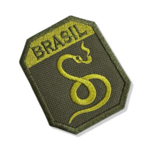 EML068 Cobra Vai Fumar Patch Bordado 7×5,7cm