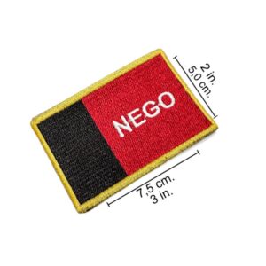 BE0133-075A Bandeira Paraíba Patch Bordado 7,5×5,0cm