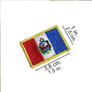 BE0398-031 Bandeira Alagoas Patch Bordado 3,8×2,5cm