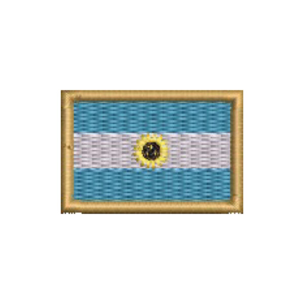 BP0032-031 Bandeira Argentina Patch Bordado 3,8x2,5cm - Imagem 8