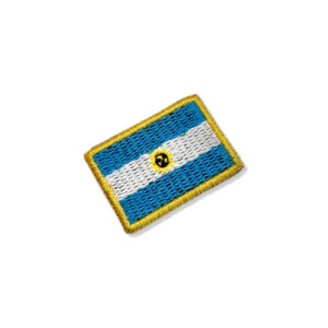 BP0032-031 Bandeira Argentina Patch Bordado 3,8×2,5cm