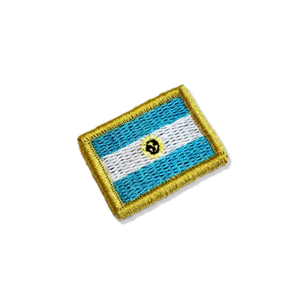 BP0032-031 Bandeira Argentina Patch Bordado 3,8x2,5cm - Imagem 4