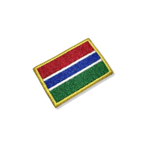 BP0196-011 Bandeira Gambia Patch Bordado 5,7×3,8cm