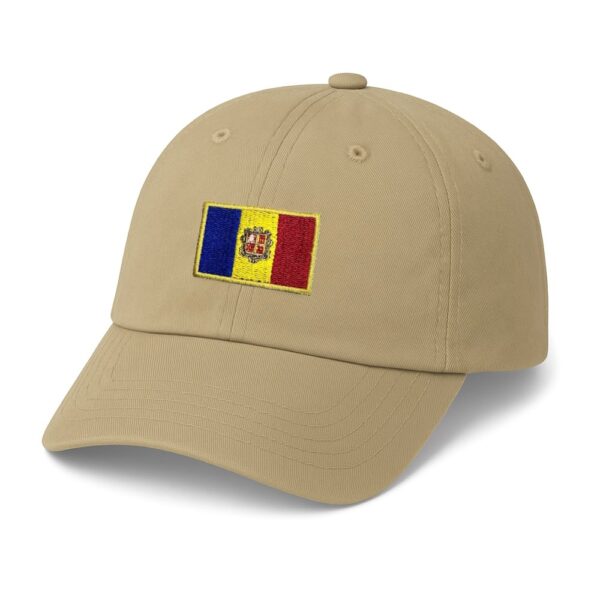 BP0198-057A Bandeira Andorra Patch Bordado 5,7x3,8cm - Imagem 7