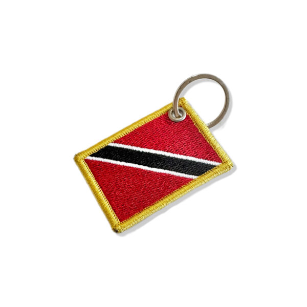 BP0225-011 Bandeira Trindade Tobago Patch Bordado 5,7x3,8cm - Imagem 7