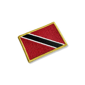 BP0225-011 Bandeira Trindade Tobago Patch Bordado 5,7×3,8cm