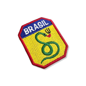 EML022 Cobra Vai Fumar Patch Bordado 7×5,7cm