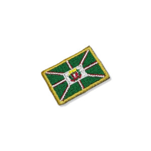 BC0001-031 Bandeira Curitiba Patch Bordado 3,8×2,5cm