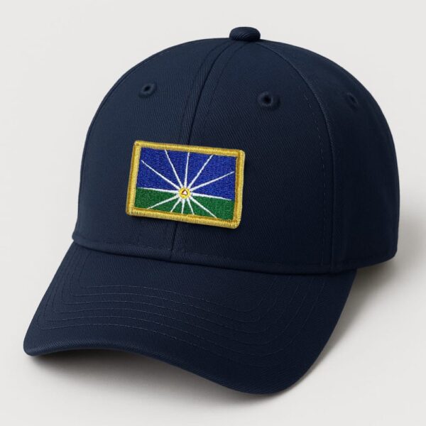 BC0011-011 Bandeira Uberlândia MG Patch Bordado 5,7x3,8cm - Imagem 5