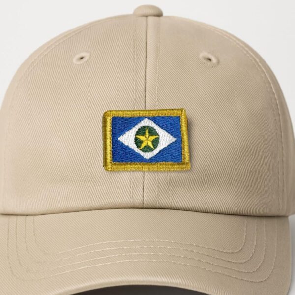 BE0193-031 Bandeira Mato Grosso Norte Patch Bordado 3,8x2,5 - Imagem 5