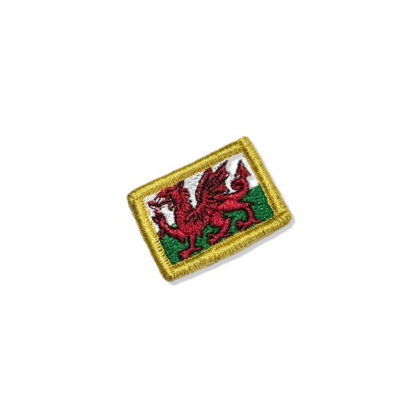 BP0190-031 Bandeira Pais de Gales Patch Bordado 3,8x2,5cm - Imagem 4