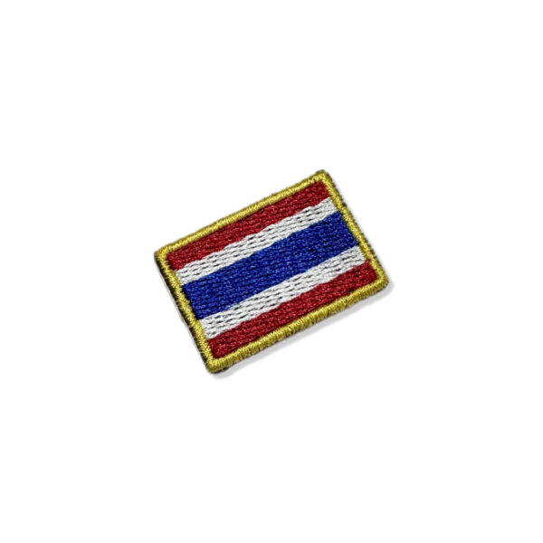 BP0206-031 Bandeira Tailândia Patch Bordado 3,8x2,5cm