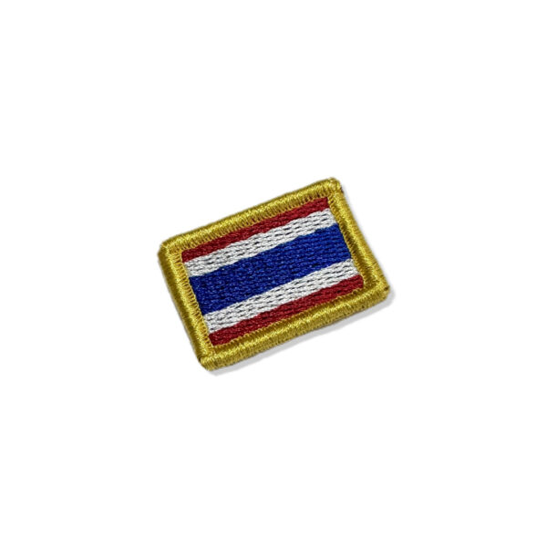 BP0206-031 Bandeira Tailândia Patch Bordado 3,8x2,5cm - Imagem 4
