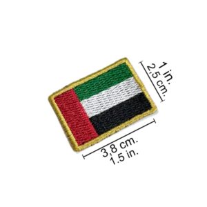 BP0210-031 Bandeira A.U.E Patch Bordado 3,8×2,5cm
