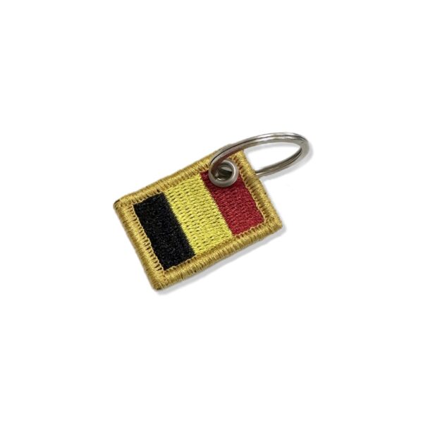 BP0215-031 Bandeira Bélgica Patch Bordado 3,8x2,5cm - Imagem 7