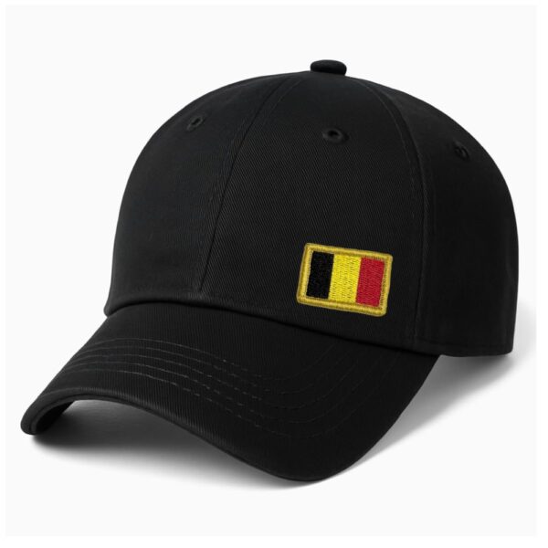 BP0215-031 Bandeira Bélgica Patch Bordado 3,8x2,5cm - Imagem 5